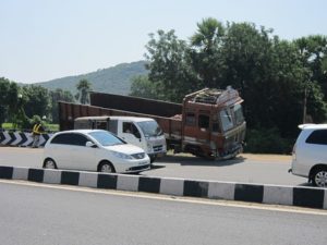 broken down truck