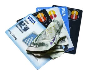 credit cards & cash