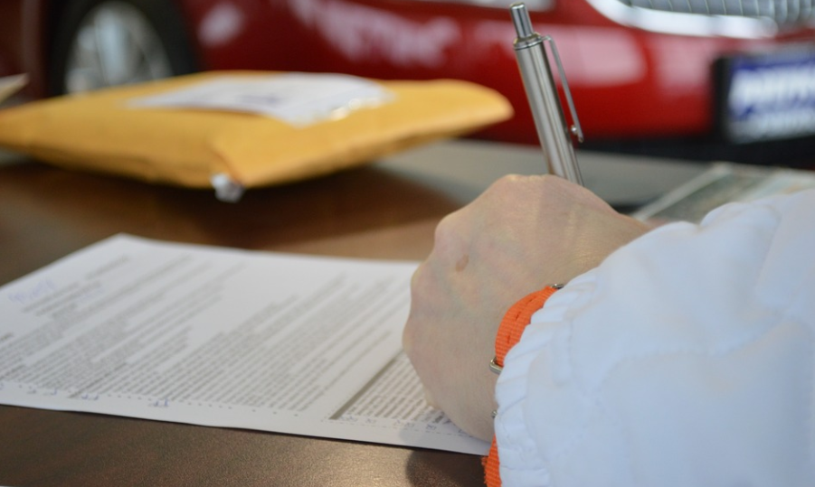 signing for a loan
